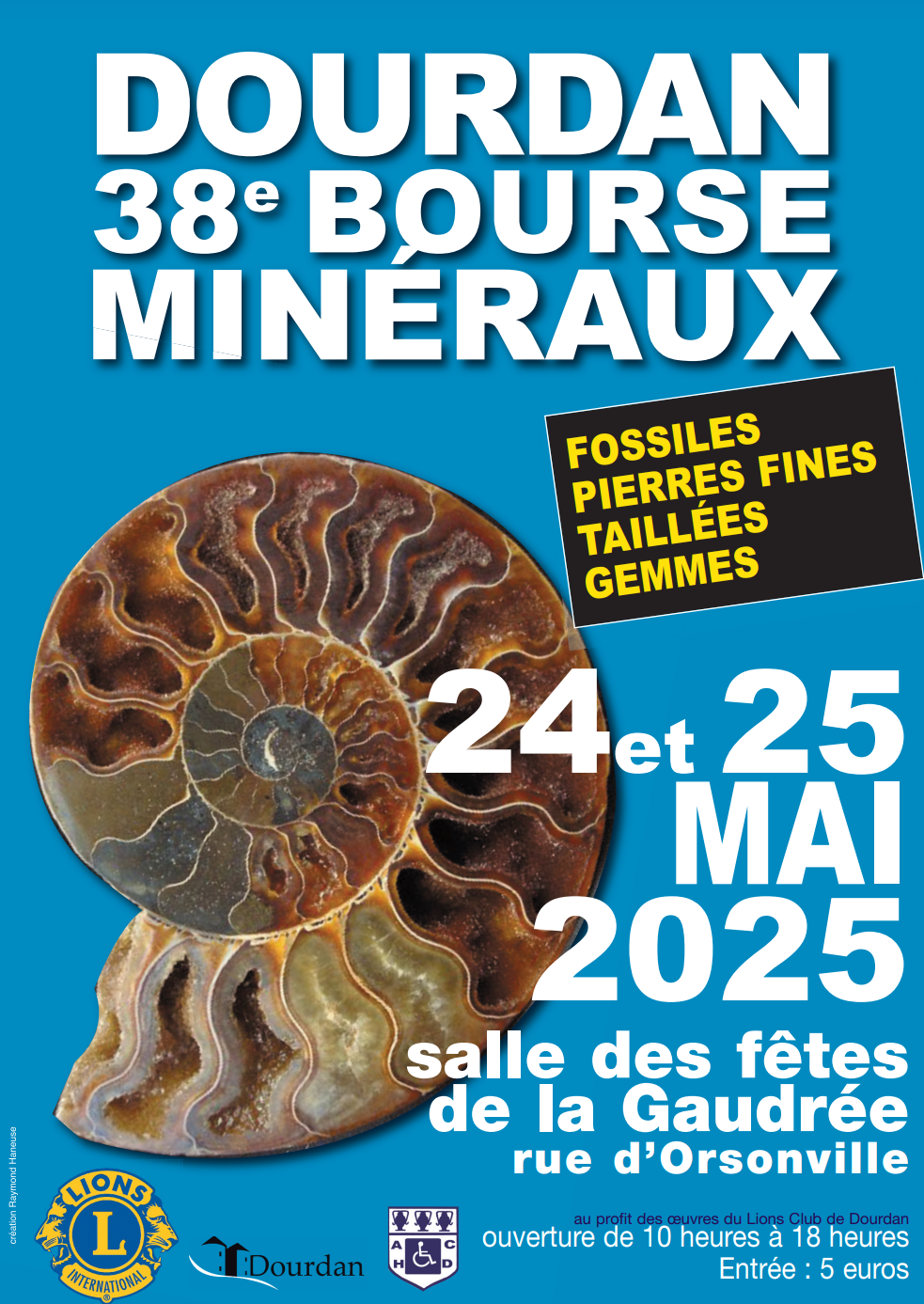 38ème Bourse des Minéraux organisée par le Lions Club de Dourdan