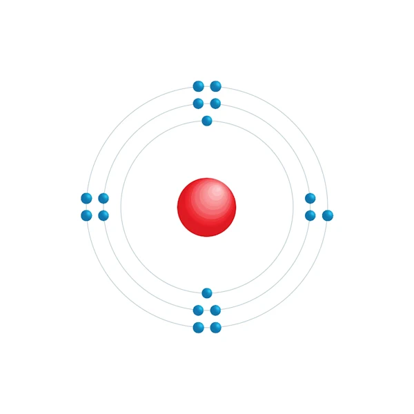 cloro Diagrama de configuración electrónica