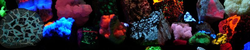 Minerales fluorescentes: cuando las piedras brillan en la oscuridad Fluorescent minerals hg