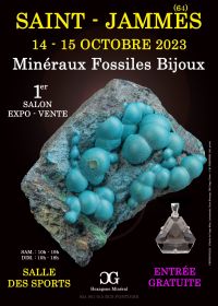 1ª EXPOSICIÓN DE JOYERÍA DE MINERALES FÓSILES en SAINT-JAMMES