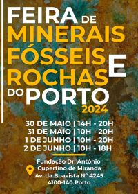 Feria de Minerales, Fósiles y Rocas en Oporto