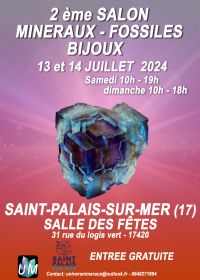 Minerales, fósiles, exposición de joyas de diseño.