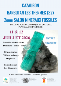 2.ª Exposición de Minerales y Fósiles