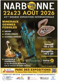 43.ª Feria de Minerales y Fósiles de Narbona