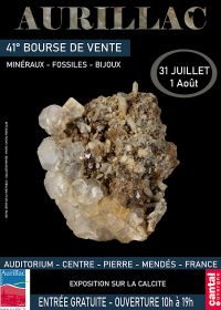41 ° intercambio de minerales, fósiles y joyas en Aurillac