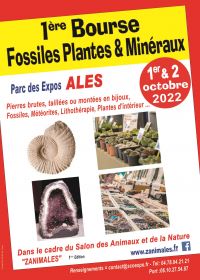 I Bolsa de Fósiles, Plantas y Minerales del Salón Alés ZANIMALES (Gard)