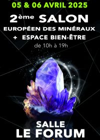 Exposición europea de minerales y creaciones - espacio de bienestar