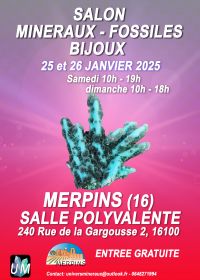 Minerales, fósiles, exposición de joyas de diseño.