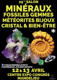 25ª edición de la exposición MineralEvent en Mandelieu