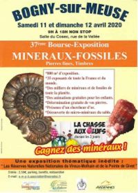 37a exposición de bolsa de minerales fósiles sellos de piedras finas