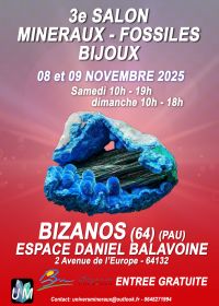 Exposición de minerales, fósiles y joyería de diseño. Exposición de minerales, fósiles y joyería de diseño.