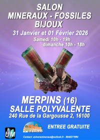 Exposición de minerales, fósiles y joyas de diseño.