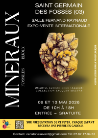Exposición de minerales, fósiles, gemas y joyas.
