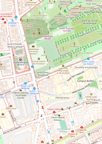 Galería de Geología y Mineralogía del Jardín de las Plantas de París paris museeum openstreetmap Galería de Geología y Mineralogía del Jardín de las Plantas de París paris museeum openstreetmap
