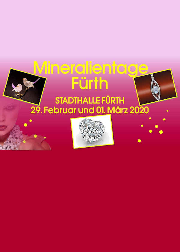 Exposición de minerales, joyas, piedras preciosas y fósiles.