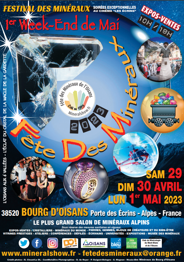 festival de minerales Oisans 2023