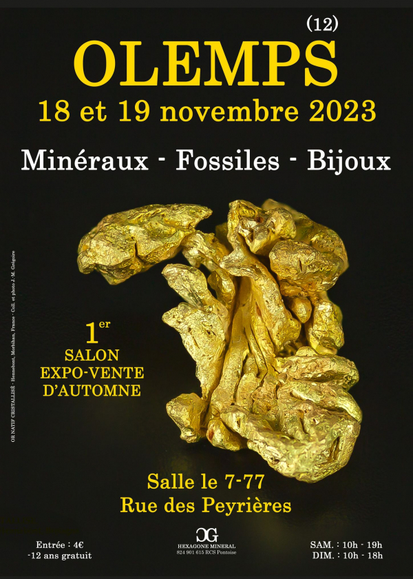 I Feria de Joyería de Otoño Olemps Minerales Fósiles