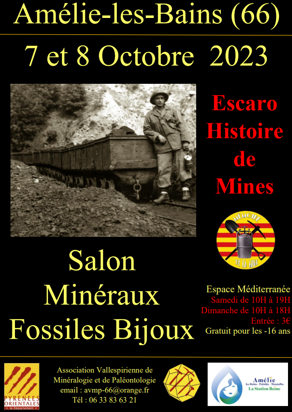 13° Salón de Mineralogía y Paleontología de Amélie-les-Bains