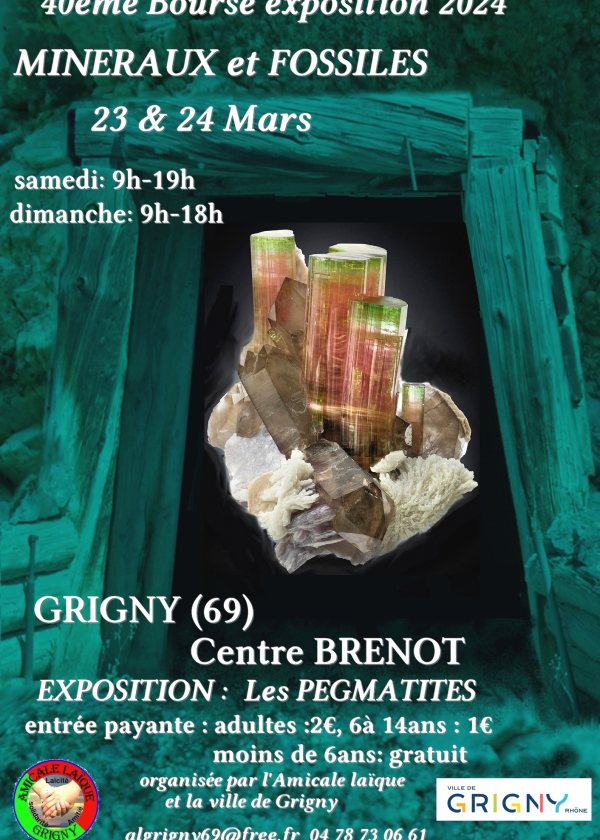 40ª exposición de minerales y fósiles