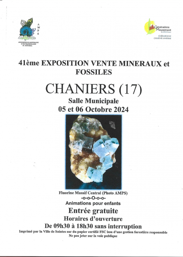 Intercambio exposición-venta de minerales y fósiles.