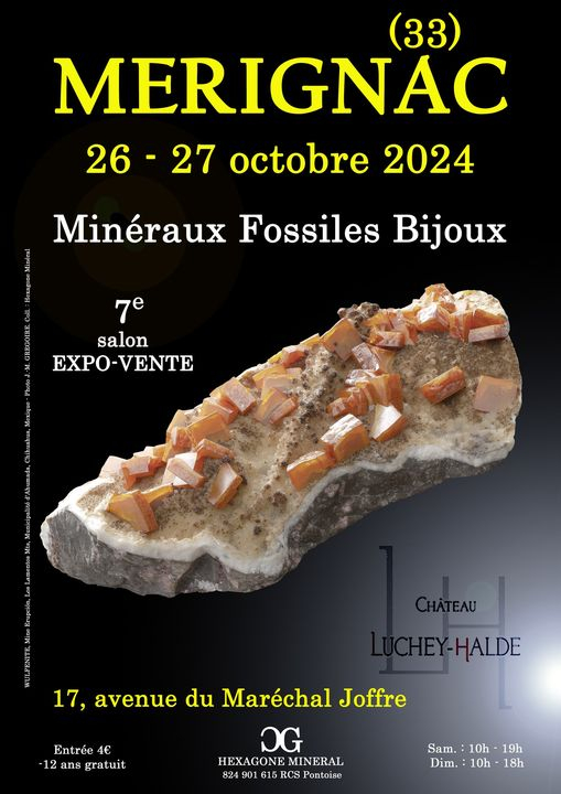 7° SALÓN DE JOYERÍA DE MINERALES FÓSILES en MERIGNAC