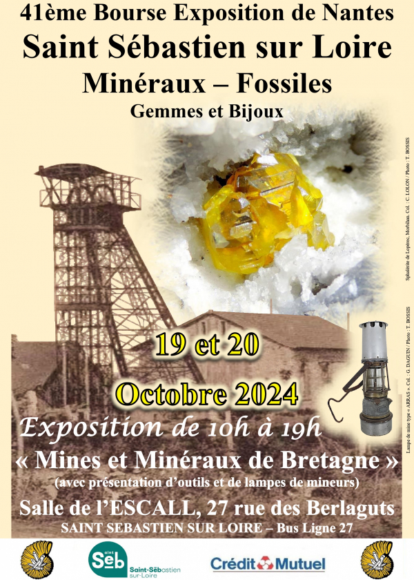 41ª exposición y venta de minerales, fósiles y piedras talladas