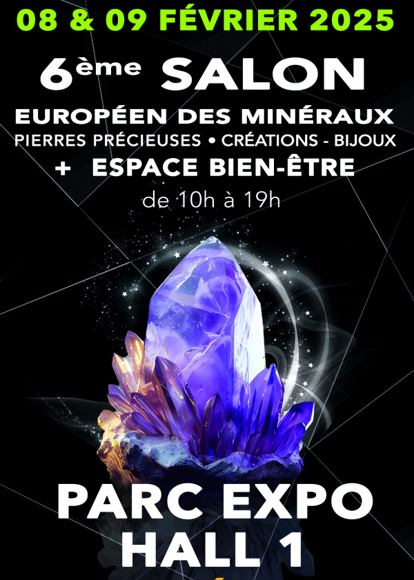 Exposición europea de minerales y creaciones.