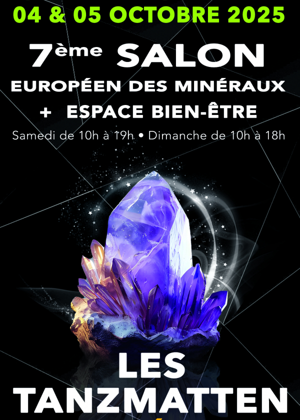 Feria europea de minerales - creaciones - joyería - zona de bienestar