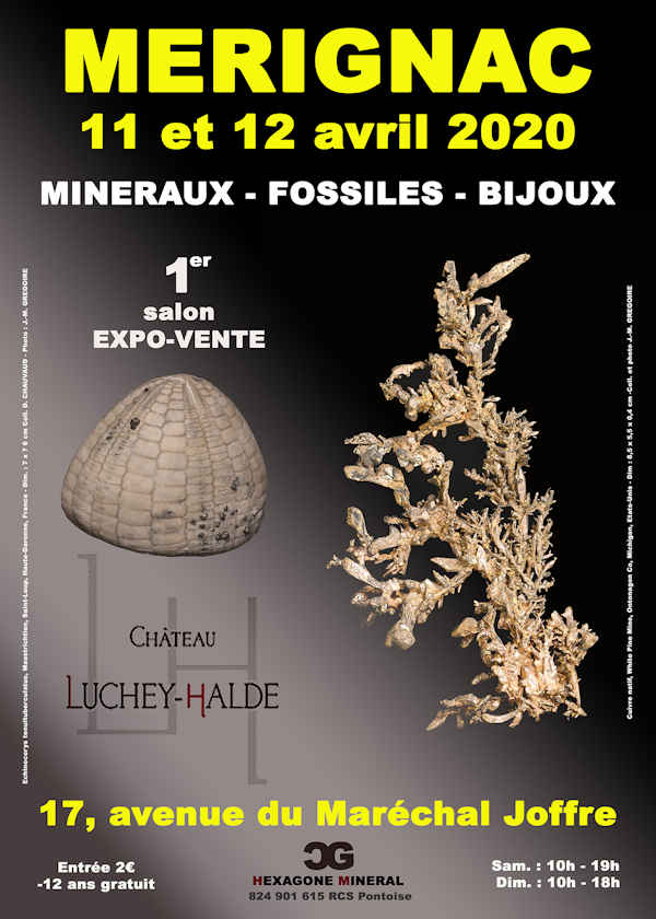 1ª edición de la feria de minerales, fósiles y joyería.