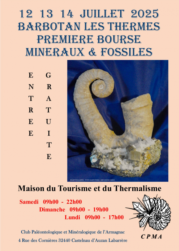 1ª EXPOSICIÓN DE MINERALES Y FÓSILES