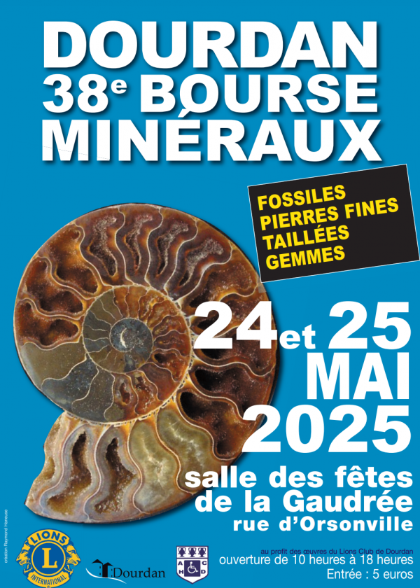 38ª Bolsa de Minerales organizada por el Club de Leones de Dourdan