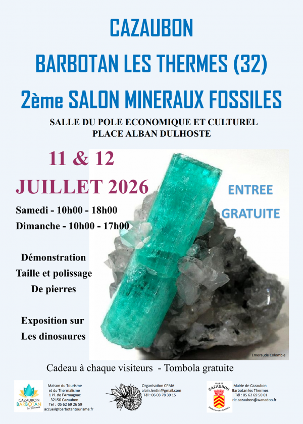 2.ª Exposición de Minerales y Fósiles