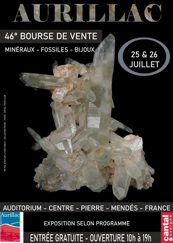 Exposición de minerales, fósiles y joyería