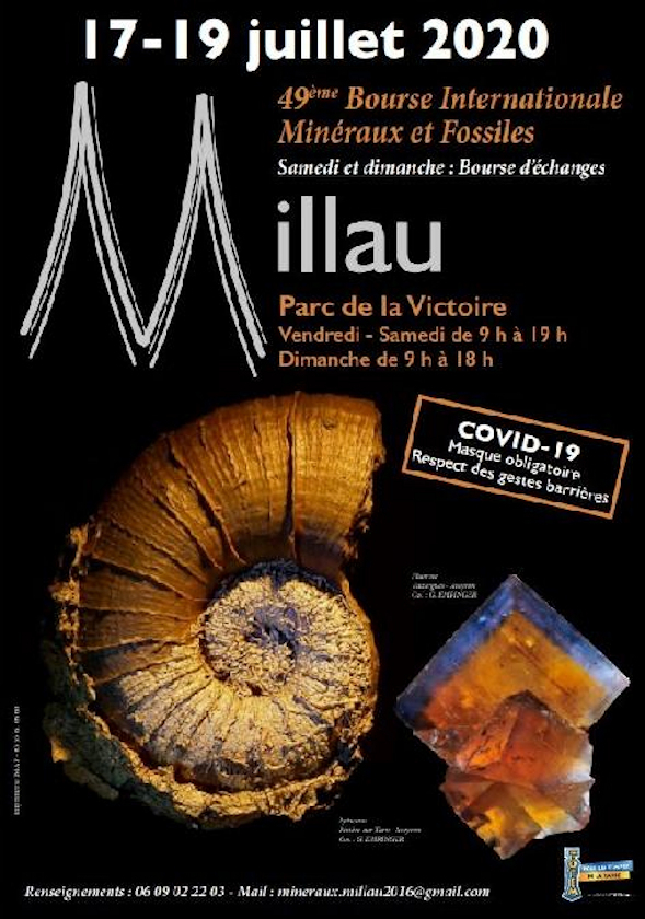 Intercambio de minerales fósiles y Intercambio Millau 2020