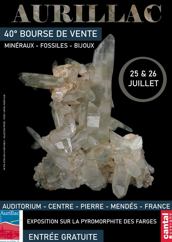 40º Becas de minerales fósiles y joyería