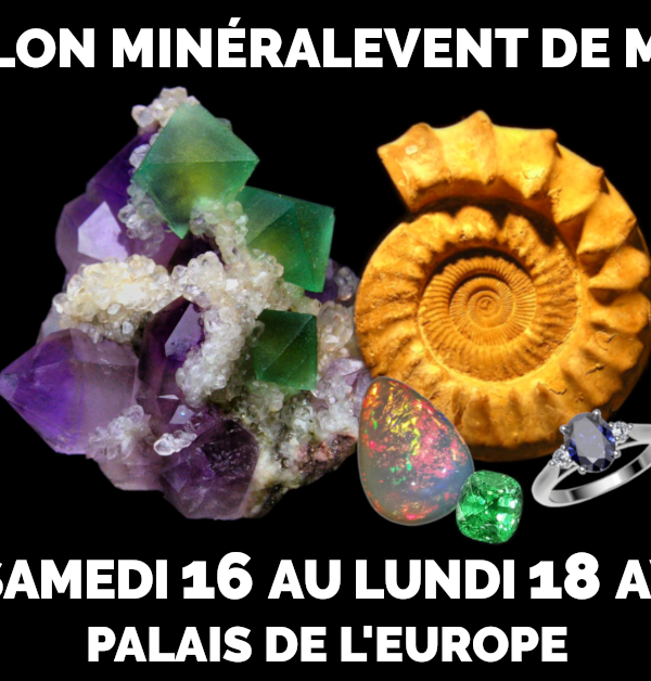 20º Evento Minéral Menton - Minerales, Fósiles, Gemas, Joyería, Cristal & Bienestar