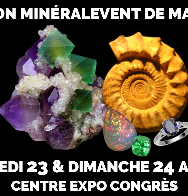 22º Salón MinéralEvent Mandelieu - Minerales, Fósiles, Gemas, Joyería, Cristal y Bienestar