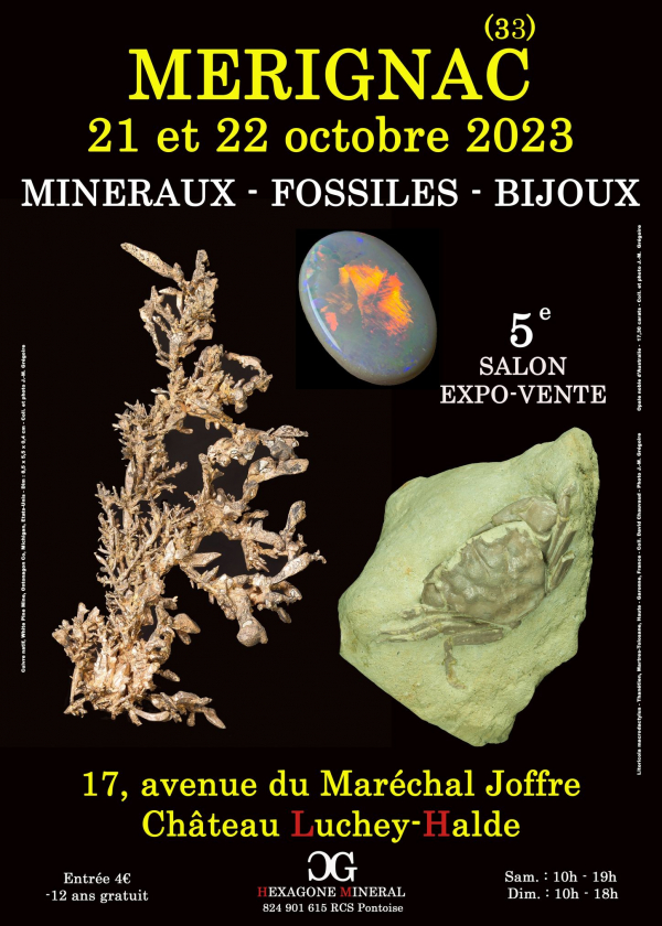 5ª Feria de Joyería Mineral Fósil en MERIGNAC (Gironda)