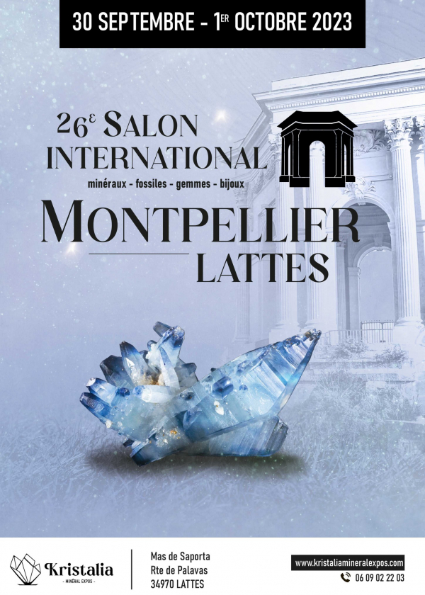 26a Exposición Internacional de Minerales Fósiles Gemas y Joyería de Lattes - Montpellier (34)