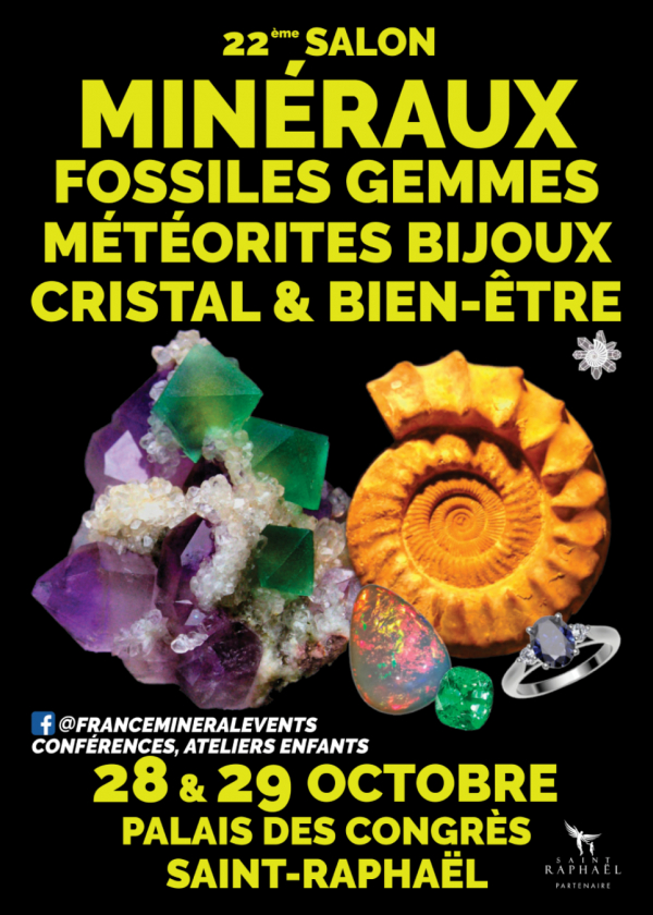 22ª Exposición de Minerales, Fósiles, Gemas y Joyas de Saint-Raphaël