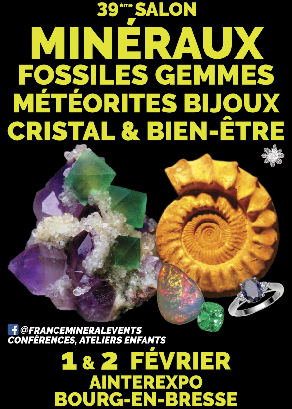 39° Salón de los MineralesEvento Bourg-en-Bresse 39° Salón de los MineralesEvento Bourg-en-Bresse