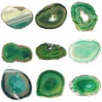 Lámina de ágata verde natural – Pieza decorativa 250 g Lámina de ágata verde natural – Pieza decorativa 250 g