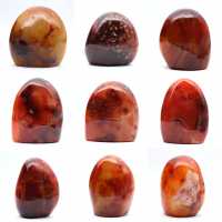 Cornalina pulida (pequeña pieza) - Mineral decorativo (Madagascar) Cornalina pulida (pequeña pieza) - Mineral decorativo (Madagascar)