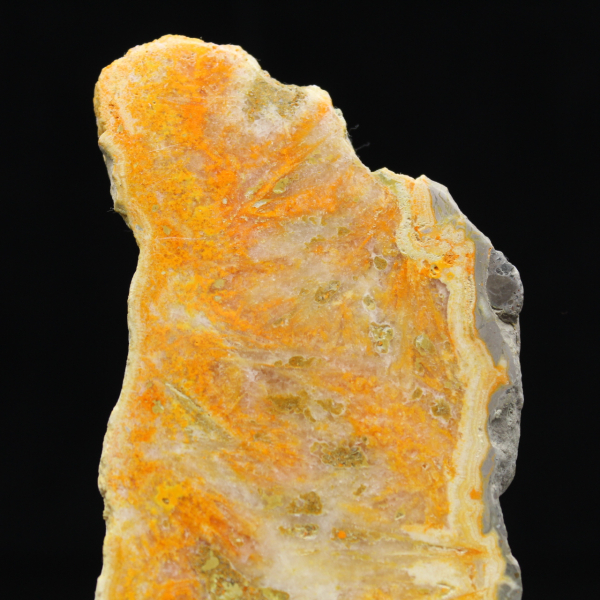 Ejemplar de jaspe abejorro volcánico pulido