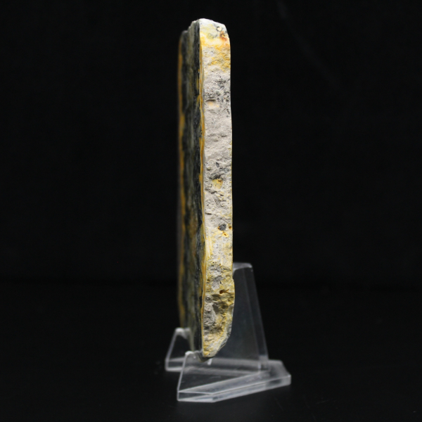 Placa fina de jaspe abejorro pulido