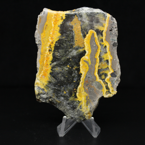 Ejemplar de jaspe abejorro pulido - 105 g