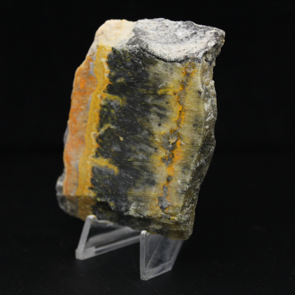 Pequeña placa pulida de jaspe abejorro