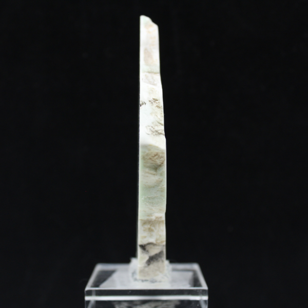 Rebanada natural de aragonita verde para decoración
