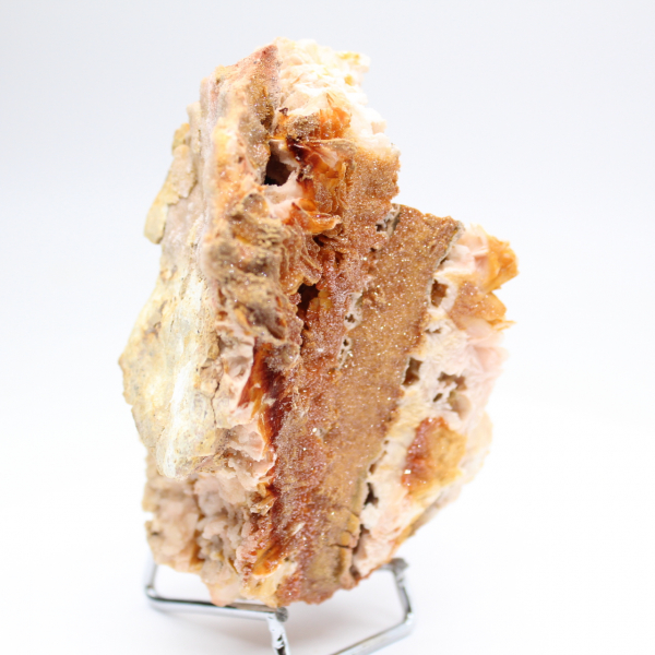 Ejemplar de barita naranja marroquí compacta