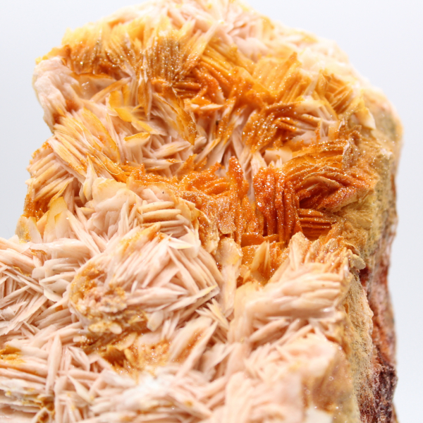 Barita naranja marroquí con cristales estructurados